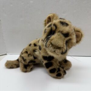 Bestever Leopard Cheetah Cub Plush Realistic Stuffed Animal Toy 12” Faux Fur
